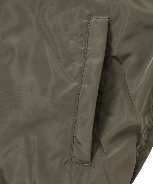 NAVY(ネイビー)の「MA-1タイプジャケット(MA-1・キッズ・ブラック/パープル/ピンク/ナチュラル・120cm/130cm/140cm/150cm/160cm)」の8枚目の写真