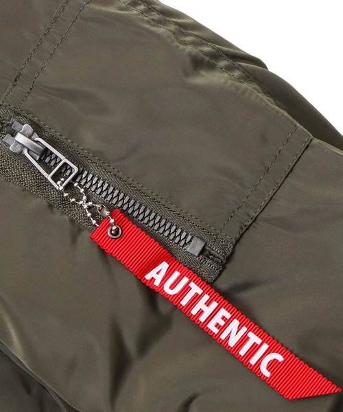 NAVY(ネイビー)の「MA-1タイプジャケット(MA-1・キッズ・ブラック/パープル/ピンク/ナチュラル・120cm/130cm/140cm/150cm/160cm)」の9枚目の写真