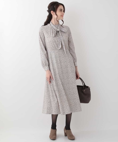 セール ワンピース 洗濯機で洗える プリントワンピース ワンピース Ofuon オフオン のファッション