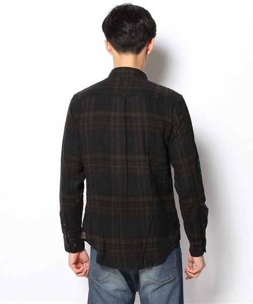 TOMMY HILFIGER（トミーヒルフィガー）の「MOON OVERDYE CHECK SHIRT NF（シャツ/ブラウス・メンズ・ブラウン・SMALL/LARGE/MEDIUM/X-LARGE）」の3枚目の写真