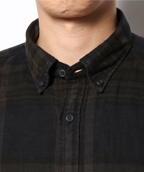 TOMMY HILFIGER（トミーヒルフィガー）の「MOON OVERDYE CHECK SHIRT NF（シャツ/ブラウス・メンズ・ブラウン・SMALL/LARGE/MEDIUM/X-LARGE）」の4枚目の写真