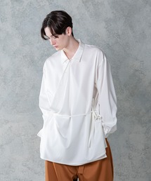 INTER FACTORY | ファッションインフルエンサー ハク × INTER FACTORY　2wayレイヤードラップシャツ(シャツ/ブラウス)