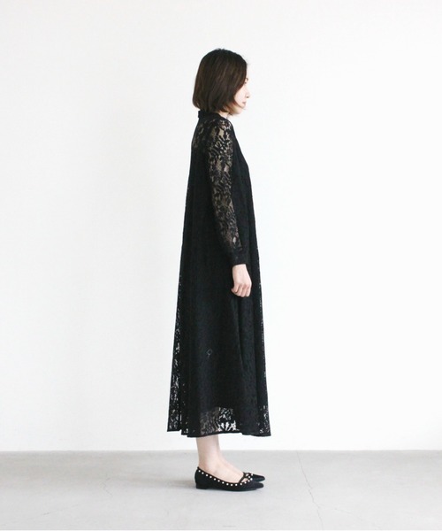 kaene（カエン）の「オールレースAラインワンピース（ワンピース・レディース・ブラック/パープル/ミント・FREE）」の11枚目の写真