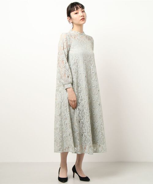 kaene（カエン）の「オールレースAラインワンピース（ワンピース・レディース・ブラック/パープル/ミント・FREE）」の17枚目の写真