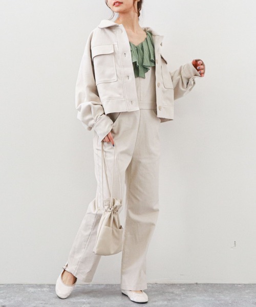 archives（アルシーヴ）の「スエードポンチショートブルゾン（その他アウター・レディース・アイボリー/ミント/モカ・MEDIUM）」の16枚目の写真