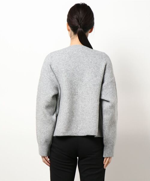 LOWRYS FARM（ローリーズファーム）の「ショートニットカーディガン　930628（カーディガン/ボレロ・レディース・ベージュ/グレー/カーキ・FREE）」の4枚目の写真