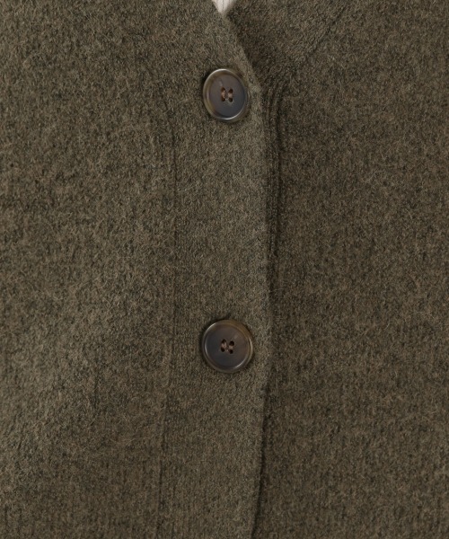 LOWRYS FARM（ローリーズファーム）の「ショートニットカーディガン　930628（カーディガン/ボレロ・レディース・ベージュ/グレー/カーキ・FREE）」の14枚目の写真