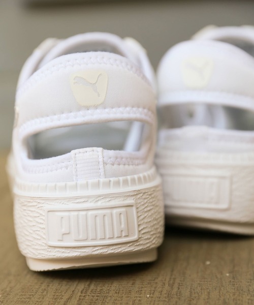 PUMA（プーマ）の「PUMA PLATFORM TRACE LITE MULE / プーマ プラットフォーム トレース ライト ミュール（スニーカー・レディース・ブラック/ホワイト・23.5cm/24.0cm/24.5cm/22.5cm/22.0cm/25.0cm/23.0cm）」の14枚目の写真