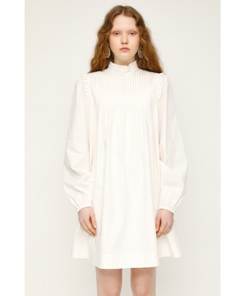 SLY（スライ）の「TUCK SMOCK DRESS/タックドレス（ワンピース・レディース・ブラック/ベージュ/ホワイト・1/2）」の20枚目の写真