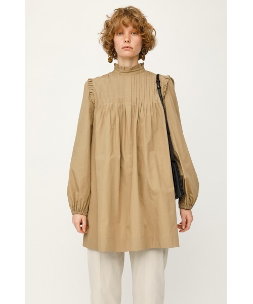 SLY（スライ）の「TUCK SMOCK DRESS/タックドレス（ワンピース・レディース・ブラック/ベージュ/ホワイト・1/2）」の9枚目の写真