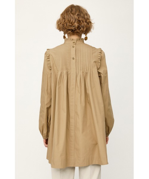 SLY（スライ）の「TUCK SMOCK DRESS/タックドレス（ワンピース・レディース・ブラック/ベージュ/ホワイト・1/2）」の16枚目の写真