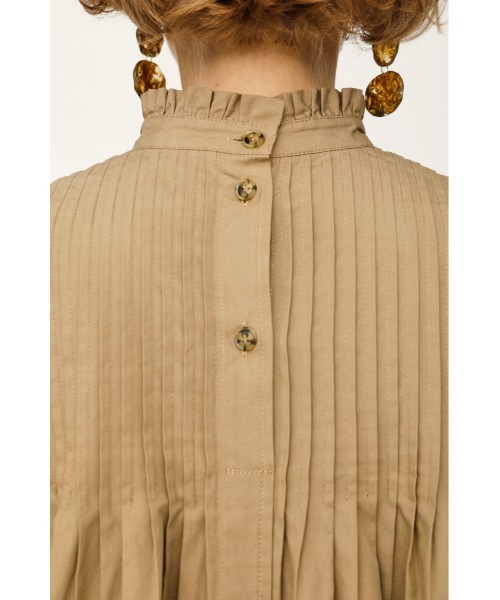 SLY（スライ）の「TUCK SMOCK DRESS/タックドレス（ワンピース・レディース・ブラック/ベージュ/ホワイト・1/2）」の19枚目の写真