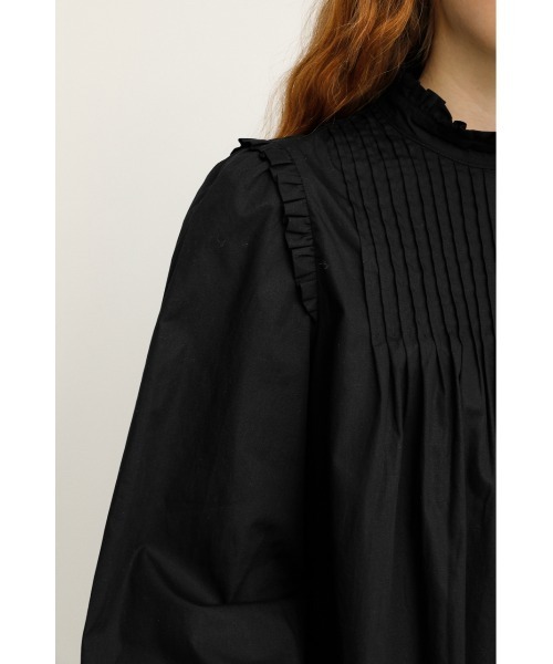 SLY（スライ）の「TUCK SMOCK DRESS/タックドレス（ワンピース・レディース・ブラック/ベージュ/ホワイト・1/2）」の18枚目の写真