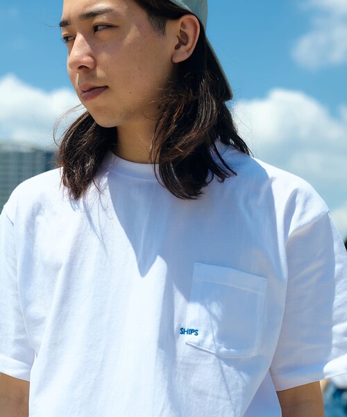 SHIPS マイクロ SHIPSロゴ ポケット Tシャツ 4枚セット XL WEB限定】SHIPS: マイクロ SHIPSロゴ ポケット Tシャツ｜ SHIPS
