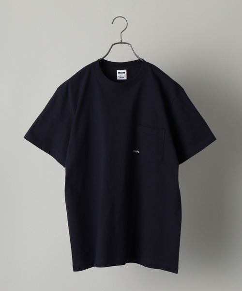 SHIPS（シップス）の「【累計販売数18万枚突破!!】【WEB限定】SHIPS: マイクロ SHIPSロゴ ポケット Tシャツ（Tシャツ/カットソー・メンズ・ホワイト/ブラック/ネイビー/ワイン/オリーブ/ダークグレー/ストーン/オフホワイト/ピンク/ブルー系その他/グレー/ピンク系/ライトブルー/ブルー系・MEDIUM/LARGE/X-LARGE/SMALL/X-SMALL）」の18枚目の写真