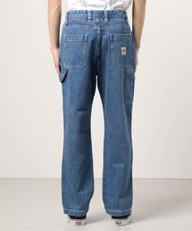 STUSSY パッチワークデニムパンツ Webster Pant ライトブルー org.jpg