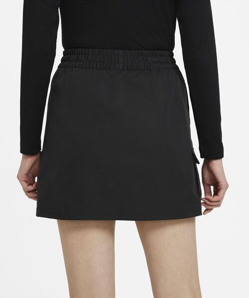 Nike レディース ブラックスカート S NIKE - 古着 NIKE ナイキ ロングスカート S ブラック レディース