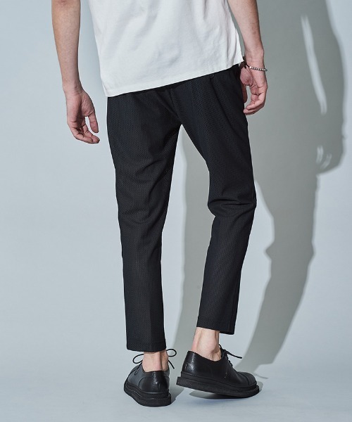 NO ID.(ノーアイディ)の「mp8863- メッシュジャージートラウザーズ パンツ(その他パンツ・メンズ・ブラック/ネイビー・3/1/2)」の13枚目の写真