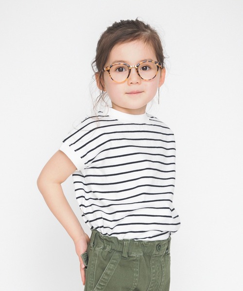 BRANSHES（ブランシェス）の「フレンチスリーブTシャツ（Tシャツ/カットソー・キッズ・その他/ブラック/オフホワイト・150cm/110cm/90cm/120cm/80ｃｍ/140cm/130cm/100cm）」の17枚目の写真