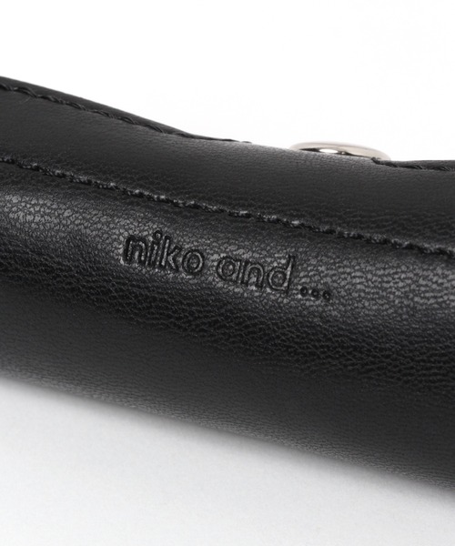 niko and...（ニコアンド）の「【9/2 ヒルナンデスOA放映アイテム】オリジナルサブバッグ付きプリーツショルダーバッグ（ショルダーバッグ・レディース・ブラック/オフホワイト/イエロー/その他1/ラベンダー/キャメル・0）」の8枚目の写真