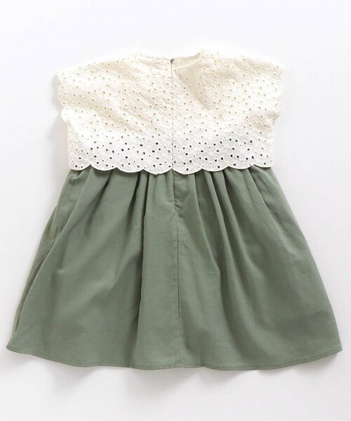 apres les cours（アプレレクール）の「WEB限定 レース切替スカラップワンピース（ワンピース・キッズ・ピンク/イエロー/ミント・80ｃｍ/90cm/110cm/100cm/120cm/130cm/140cm）」の19枚目の写真