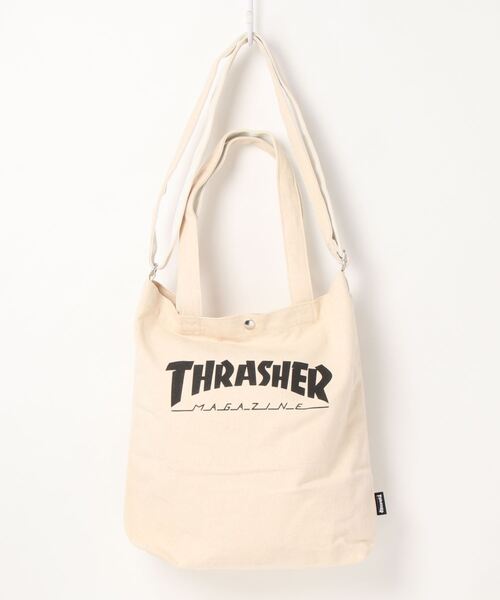 THRASHER(スラッシャー)の「TOTE SHOULDER M BAG/スラッシャーコットンキャンバストートバッグ(トートバッグ・メンズ・ブラック系その他2/ホワイト系その他2/ホワイト系その他3/ブラック系その他3/ホワイト×ブルー/ホワイト×レッド/ホワイト/ホワイト×ブラック/ブラック×ホワイト/ブラック×ブラック/ブラック系その他/ブラック×グリーン/ブラック×ピンク/ブラック×レッド・FREE)」の20枚目の写真