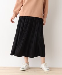 DRESKIP | サテンプリーツスカート(スカート)
