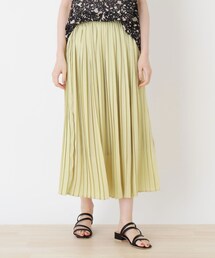 DRESKIP | 【追加生産】サテンプリーツスカート(スカート)