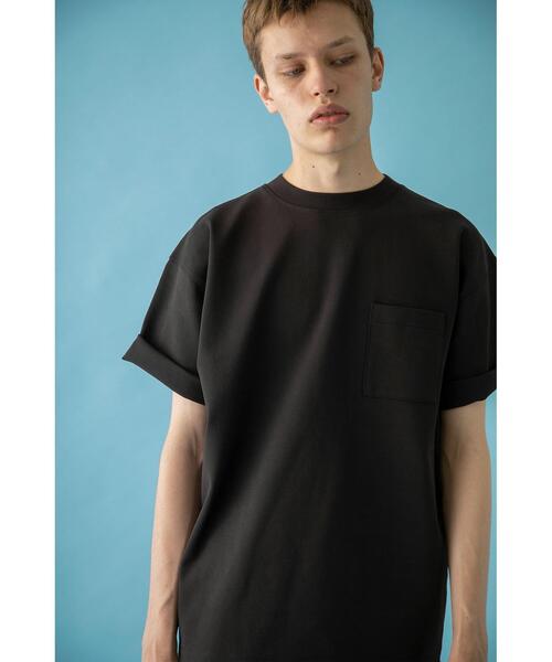 MONKEY TIME（モンキータイム）の「＜monkey time＞ TC/PONTI 1POC TEE/Tシャツ（Tシャツ/カットソー・メンズ・ホワイト/ブラック/ベージュ/パープル/ケリー・SMALL/MEDIUM/LARGE/X-LARGE）」の2枚目の写真