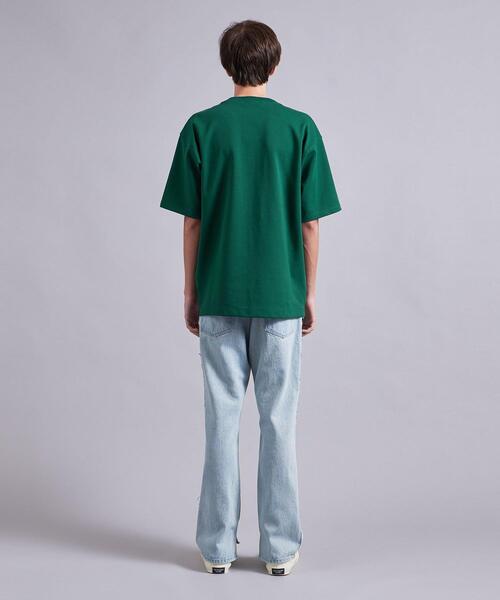 MONKEY TIME（モンキータイム）の「＜monkey time＞ TC/PONTI 1POC TEE/Tシャツ（Tシャツ/カットソー・メンズ・ホワイト/ブラック/ベージュ/パープル/ケリー・SMALL/MEDIUM/LARGE/X-LARGE）」の8枚目の写真