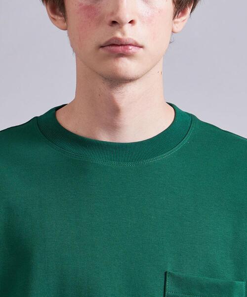 MONKEY TIME（モンキータイム）の「＜monkey time＞ TC/PONTI 1POC TEE/Tシャツ（Tシャツ/カットソー・メンズ・ホワイト/ブラック/ベージュ/パープル/ケリー・SMALL/MEDIUM/LARGE/X-LARGE）」の13枚目の写真