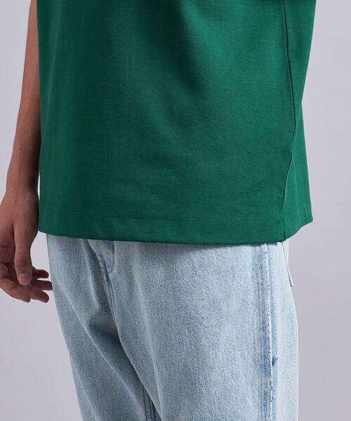 MONKEY TIME（モンキータイム）の「＜monkey time＞ TC/PONTI 1POC TEE/Tシャツ（Tシャツ/カットソー・メンズ・ホワイト/ブラック/ベージュ/パープル/ケリー・SMALL/MEDIUM/LARGE/X-LARGE）」の16枚目の写真