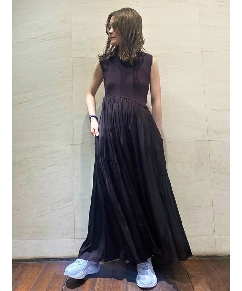 emmi(エミ)の「【emmi atelier】ニットドッキングワンピース emmi(エミ)の「【emmi atelier】ニットドッキングワンピース