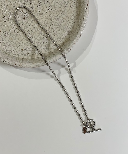 RIVE DROITE（リヴドロワ）の「ボールチェーンショートネックレス（ネックレス・レディース・シルバー/ゴールド・FREE）」の2枚目の写真