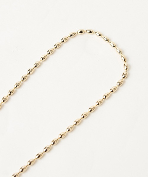 RIVE DROITE（リヴドロワ）の「ボールチェーンショートネックレス（ネックレス・レディース・シルバー/ゴールド・FREE）」の6枚目の写真