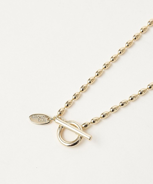 RIVE DROITE（リヴドロワ）の「ボールチェーンショートネックレス（ネックレス・レディース・シルバー/ゴールド・FREE）」の5枚目の写真