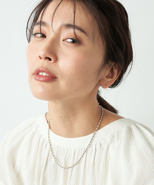 RIVE DROITE（リヴドロワ）の「ボールチェーンショートネックレス（ネックレス・レディース・シルバー/ゴールド・FREE）」の10枚目の写真