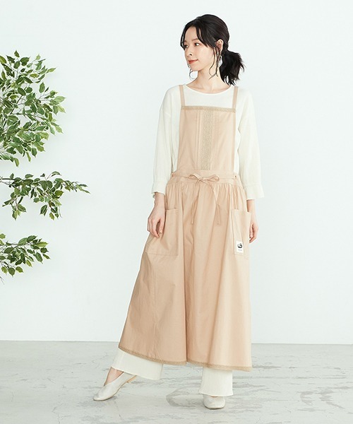 フラワーレーストリムエプロンドレス ONIGIRI（オニギリ）の「【一部店舗限定】 レース エプロン