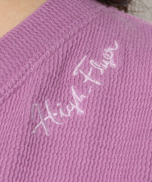 AVIREX(アヴィレックス)の「ワッフル×タイダイ ワンピース/ WAFFLE×TIE DYE ONEPIECE(ワンピース・レディース・アイボリー/チャコールグレー/ラベンダー・FREE)」の17枚目の写真