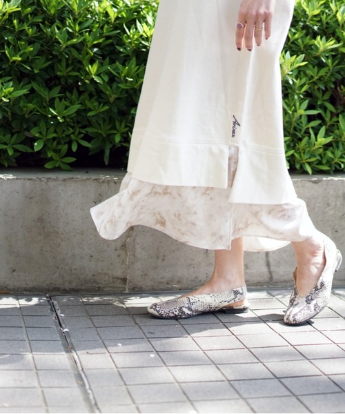 AVIREX(アヴィレックス)の「ワッフル×タイダイ ワンピース/ WAFFLE×TIE DYE ONEPIECE(ワンピース・レディース・アイボリー/チャコールグレー/ラベンダー・FREE)」の16枚目の写真