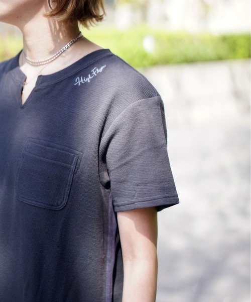 AVIREX(アヴィレックス)の「ワッフル×タイダイ ワンピース/ WAFFLE×TIE DYE ONEPIECE(ワンピース・レディース・アイボリー/チャコールグレー/ラベンダー・FREE)」の15枚目の写真