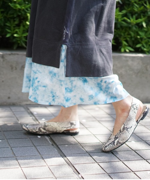 AVIREX(アヴィレックス)の「ワッフル×タイダイ ワンピース/ WAFFLE×TIE DYE ONEPIECE(ワンピース・レディース・アイボリー/チャコールグレー/ラベンダー・FREE)」の10枚目の写真