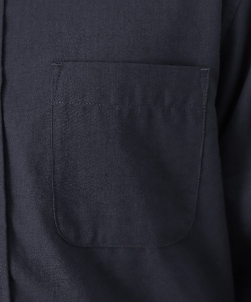 NAVY（ネイビー）の「ハイブリッドリネン 長袖シャツ（シャツ/ブラウス・メンズ・ネイビー/グレー/ホワイト・S/M/XL/L）」の10枚目の写真