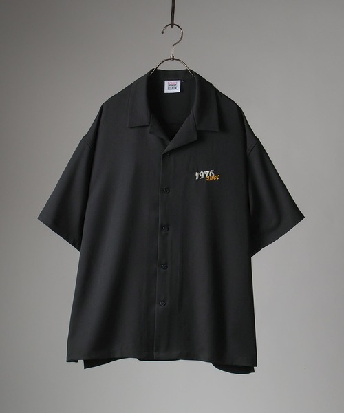 VISION STREET WEAR（ヴィジョンストリートウェア）の「【VISION　STREET　WEAR／ヴィジョンストリートウェア】刺繍オープンカラー半袖シャツ/カセット/恐竜（シャツ/ブラウス・メンズ・ホワイト/ライトブルー/ブラック/パープル/サックスブルー/ホワイト系その他・M/L）」の11枚目の写真