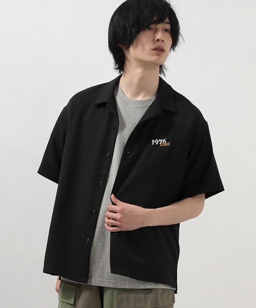 VISION STREET WEAR（ヴィジョンストリートウェア）の「【VISION　STREET　WEAR／ヴィジョンストリートウェア】刺繍オープンカラー半袖シャツ/カセット/恐竜（シャツ/ブラウス・メンズ・ホワイト/ライトブルー/ブラック/パープル/サックスブルー/ホワイト系その他・M/L）」の18枚目の写真