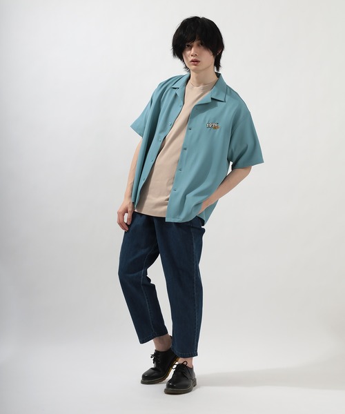 VISION STREET WEAR（ヴィジョンストリートウェア）の「【VISION　STREET　WEAR／ヴィジョンストリートウェア】刺繍オープンカラー半袖シャツ/カセット/恐竜（シャツ/ブラウス・メンズ・ホワイト/ライトブルー/ブラック/パープル/サックスブルー/ホワイト系その他・M/L）」の13枚目の写真