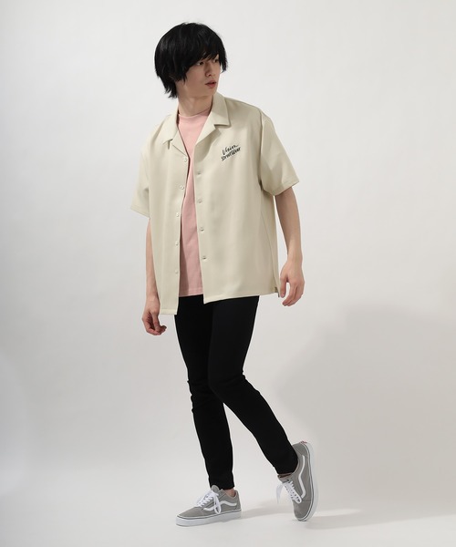 VISION STREET WEAR（ヴィジョンストリートウェア）の「【VISION　STREET　WEAR／ヴィジョンストリートウェア】刺繍オープンカラー半袖シャツ/カセット/恐竜（シャツ/ブラウス・メンズ・ホワイト/ライトブルー/ブラック/パープル/サックスブルー/ホワイト系その他・M/L）」の22枚目の写真