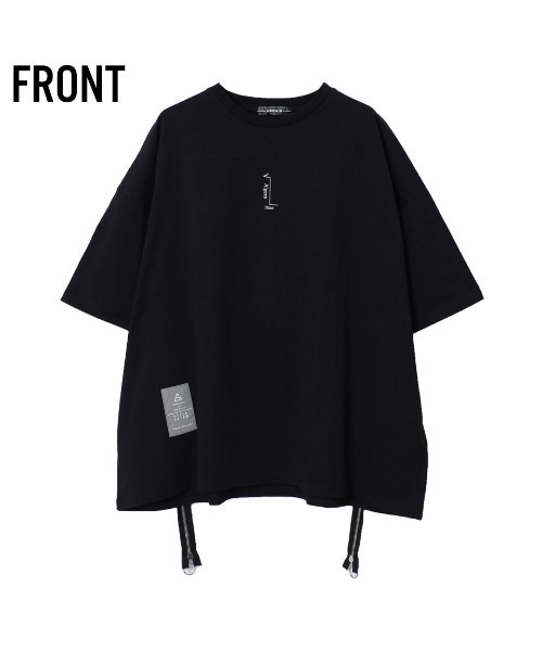 A‘gem 9(エージェムナイン)の「『A'GEM/9』ZIPデザインメッシュ半袖Tシャツ(Tシャツ/カットソー・メンズ・ホワイト/ブラック・FREE)」の22枚目の写真