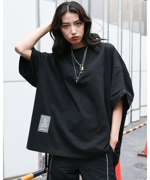 A‘gem 9(エージェムナイン)の「『A'GEM/9』ZIPデザインメッシュ半袖Tシャツ(Tシャツ/カットソー・メンズ・ホワイト/ブラック・FREE)」の15枚目の写真