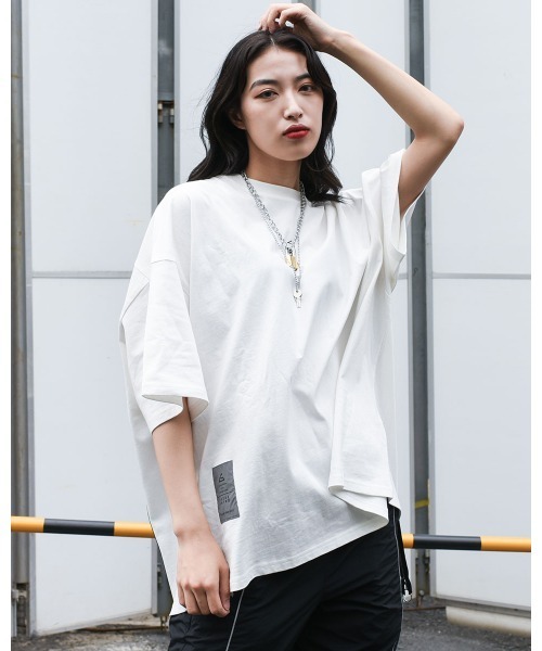 A‘gem 9(エージェムナイン)の「『A'GEM/9』ZIPデザインメッシュ半袖Tシャツ(Tシャツ/カットソー・メンズ・ホワイト/ブラック・FREE)」の19枚目の写真